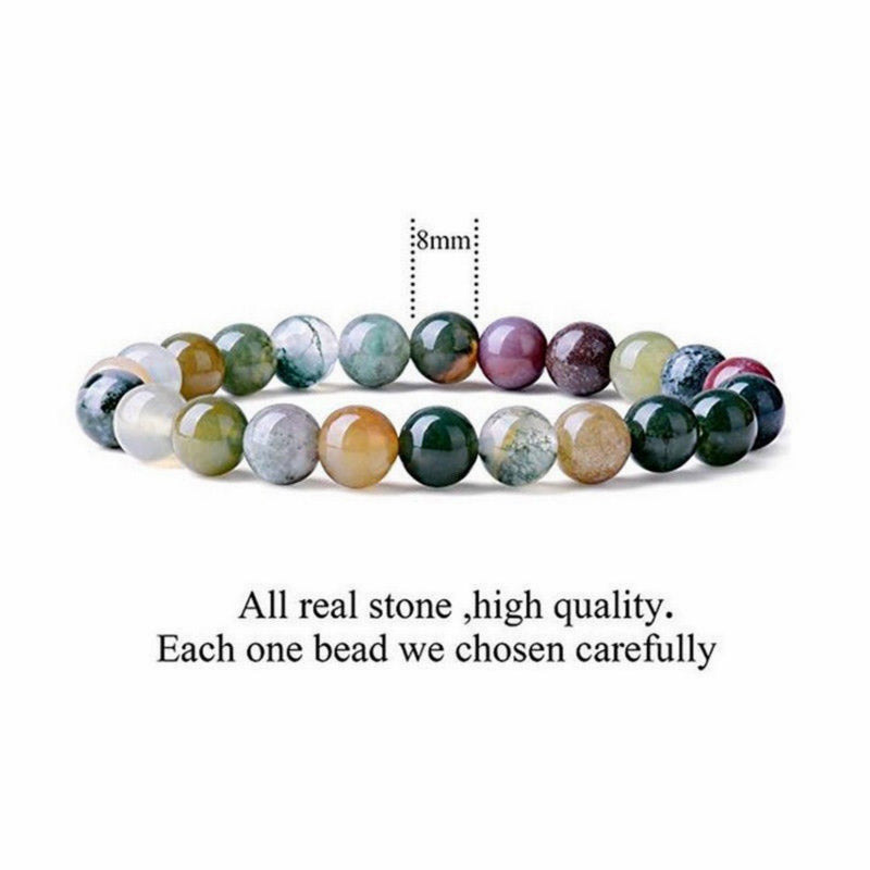 KarmaRipple's India Agate Beadwork Fortune Yoga Bracelet p5