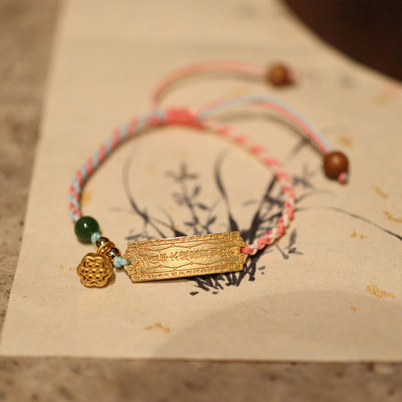 KarmaRipple's 925 Sterling Silver Handmade Multicolor String Protection Fortune Talisman Braid Bracelet p9