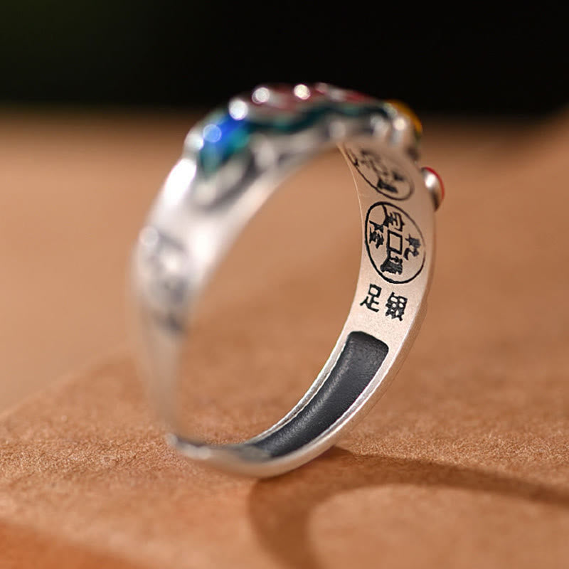 KarmaRipple's Feng Shui Five Emperor Coins Wealth Ring p12