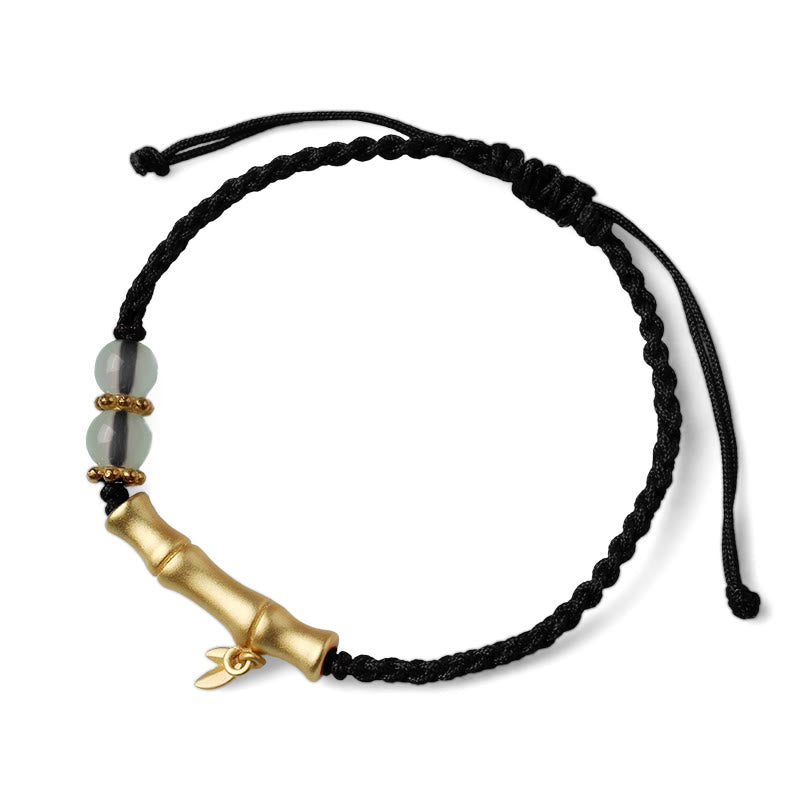 KarmaRipple's Bamboo Design Fortune Strength Woven Bracelet p13