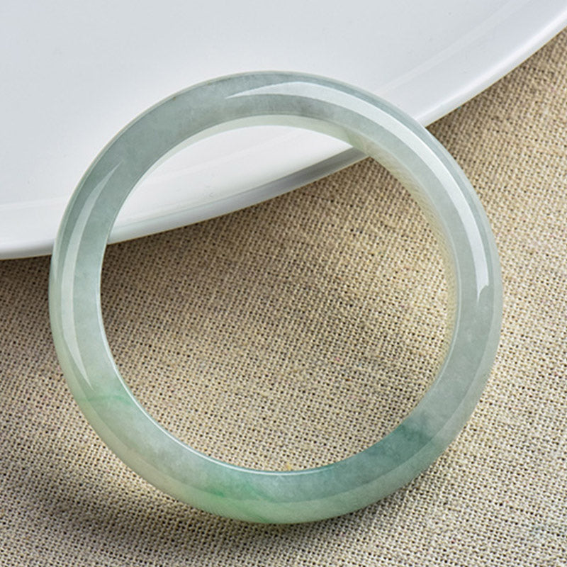KarmaRipple's Authentic Jade Fortune Balancing Prosperity Bangle Bracelet p2
