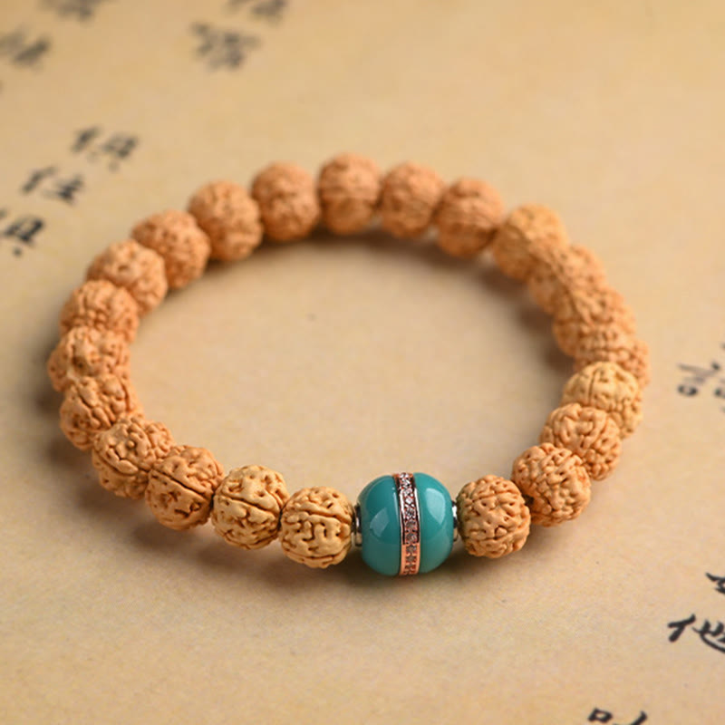 KarmaRipple's Tibet Rudraksha Bodhi Seed Wealth Auspiciousness Bracelet p29