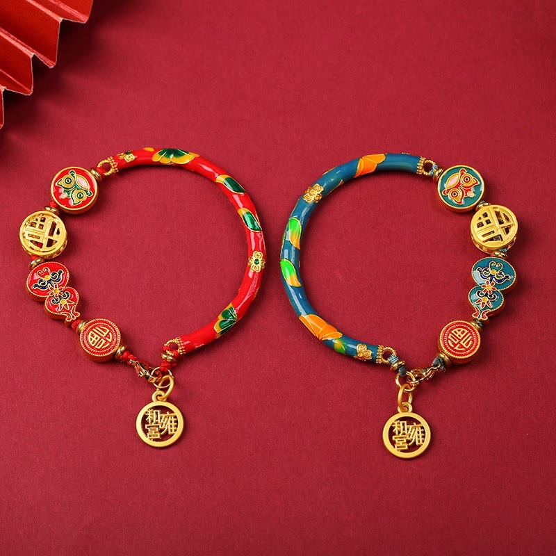 KarmaRipple's Tibetan Gourd Fortune Happiness Lion Wealth Fortune Bracelet p9