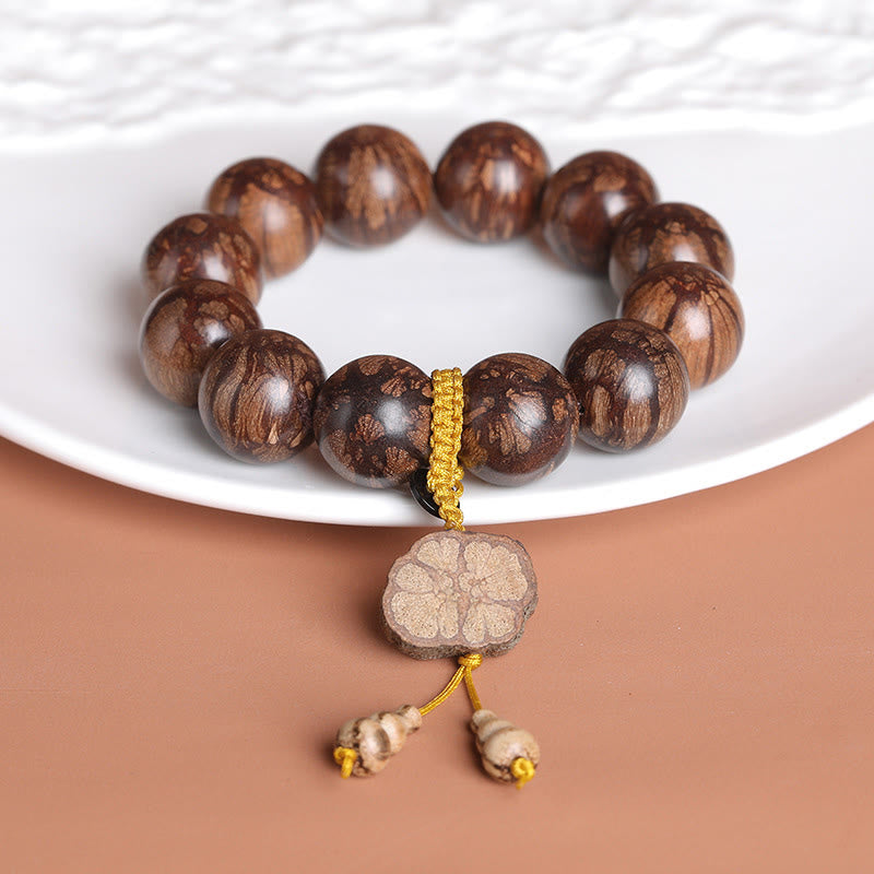 KarmaRipple's Plum Blossom Wood Inner Peace Bracelet p2