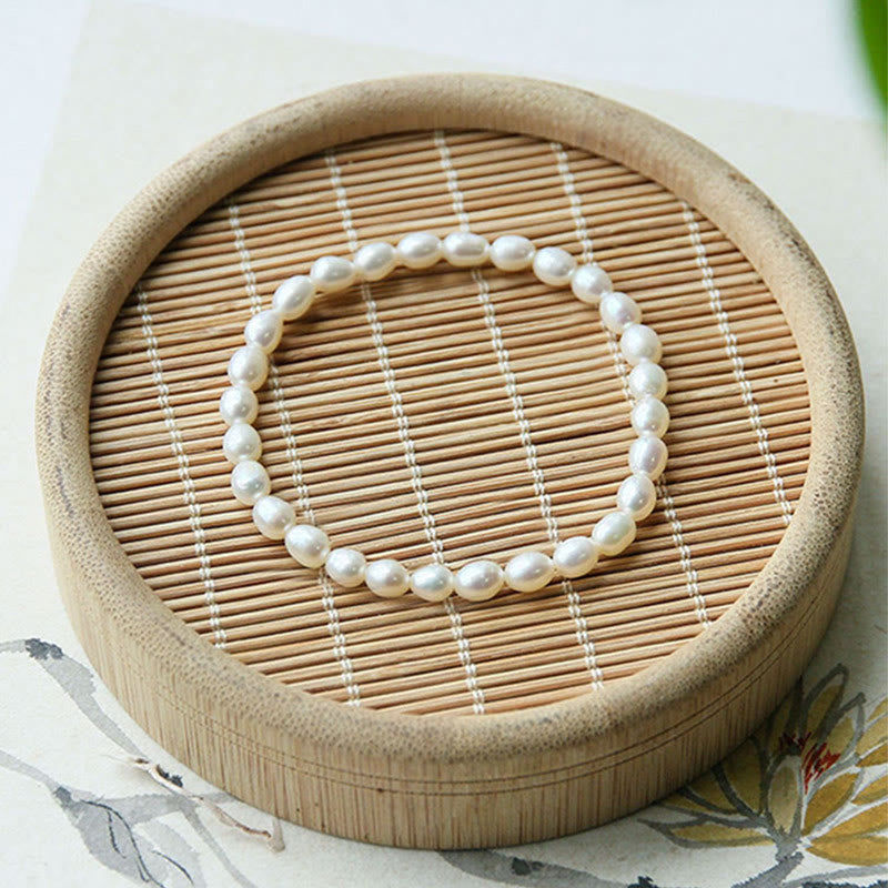 KarmaRipple's Authentic Pearl Balancing Beaded Bracelet p7
