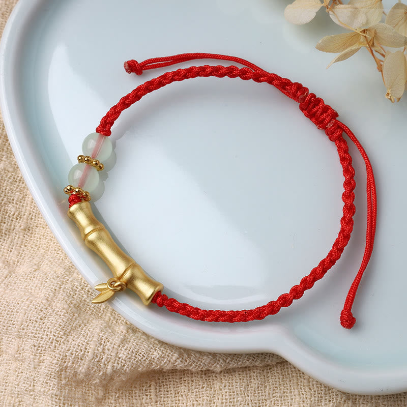 KarmaRipple's Bamboo Design Fortune Strength Woven Bracelet p3
