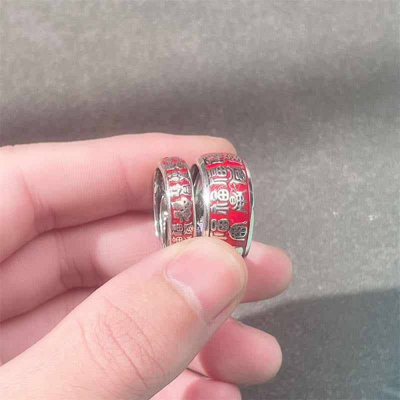KarmaRipple's Fu Character Design Fortune Fortune Bronze Adjustable Ring p5