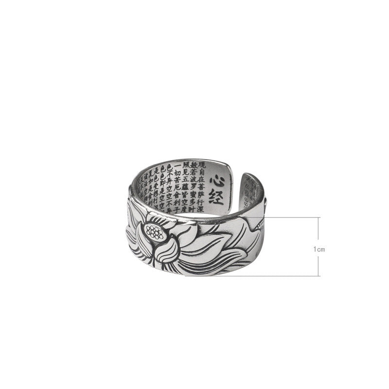 KarmaRipple's Tibetan Lotus Ivory Bronze Enlightenment Ring p8