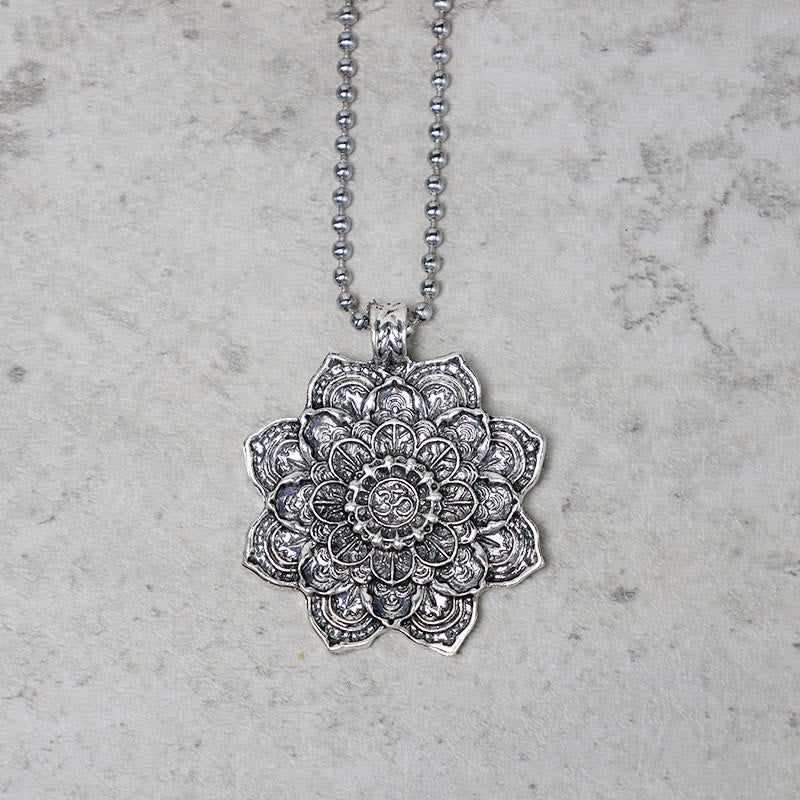 KarmaRipple's Tibetan Lotus Blessing Pendant Necklace p8