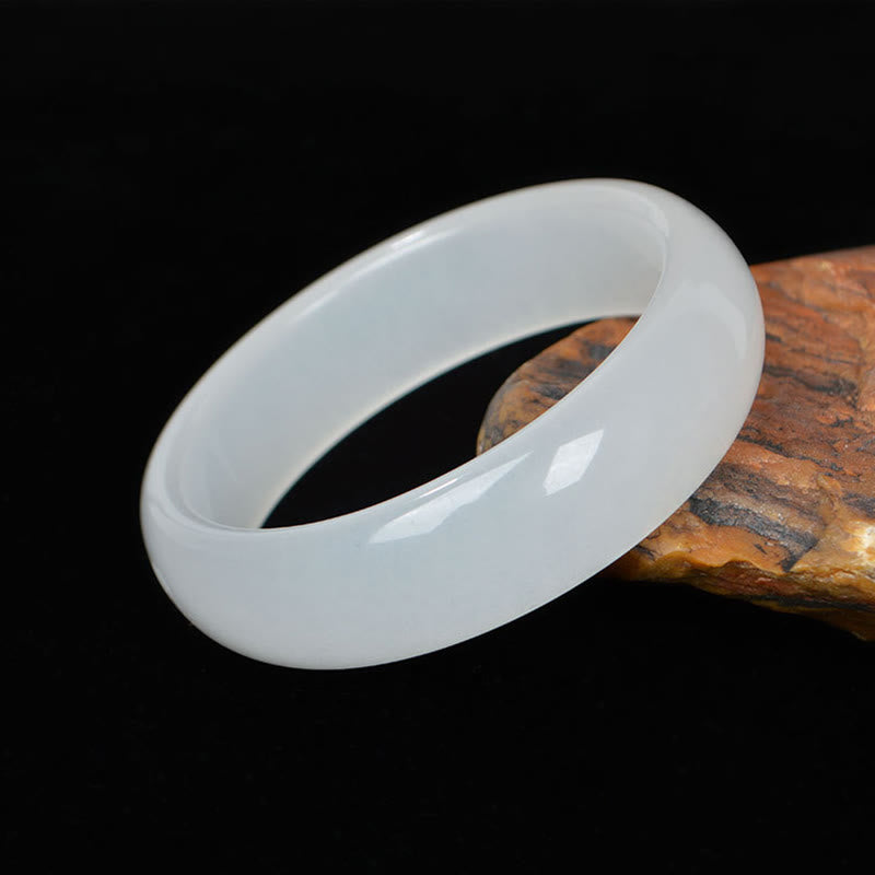 KarmaRipple's Authentic Golden Silk Jade Wealth Fortune Bracelet Bangle p19