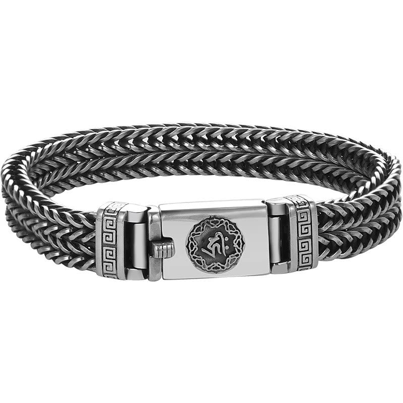 KarmaRipple's Om Mani Padme Hum Purity Peace Braid Style Bracelet p5