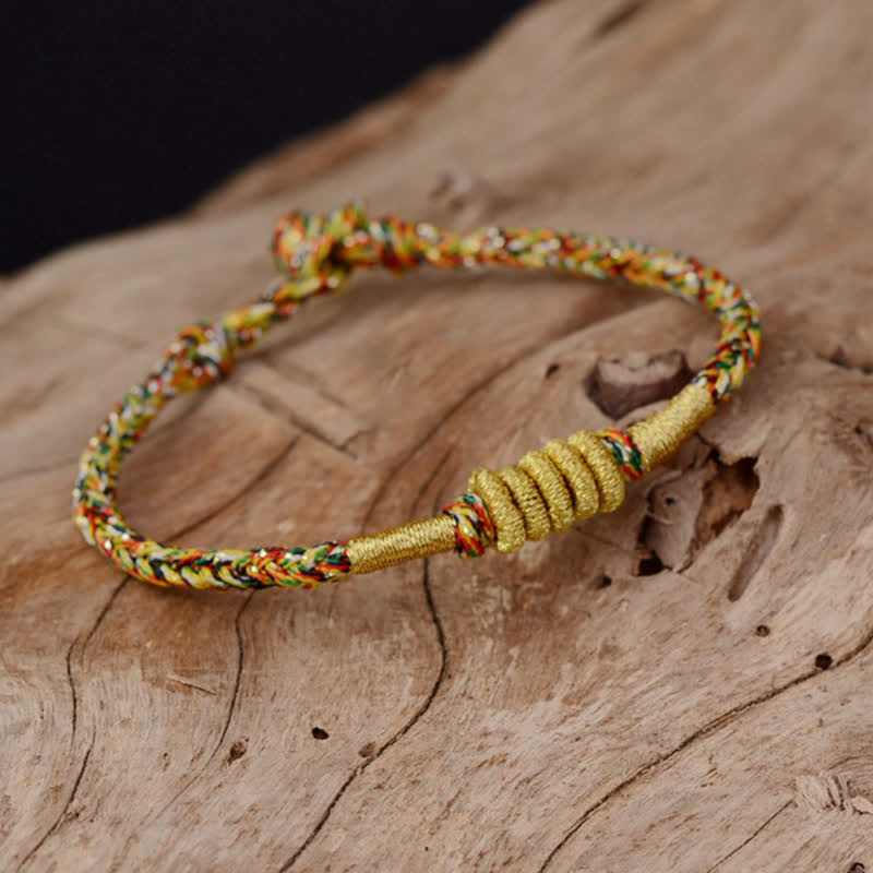 KarmaRipple's Handmade Colorful King Kong Weave Protection Braid String Bracelet p2