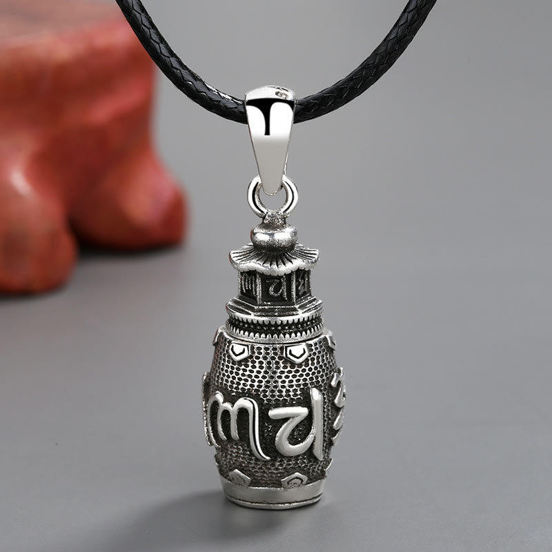 KarmaRipple's Om Mani Padme Hum Bronze Creativity Pendant Necklace p1