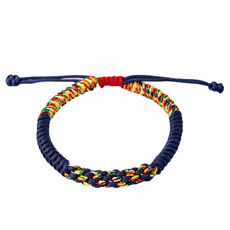 KarmaRipple's Tibetan Handmade Colorful King Kong Weave Fortune Braid String Bracelet p12
