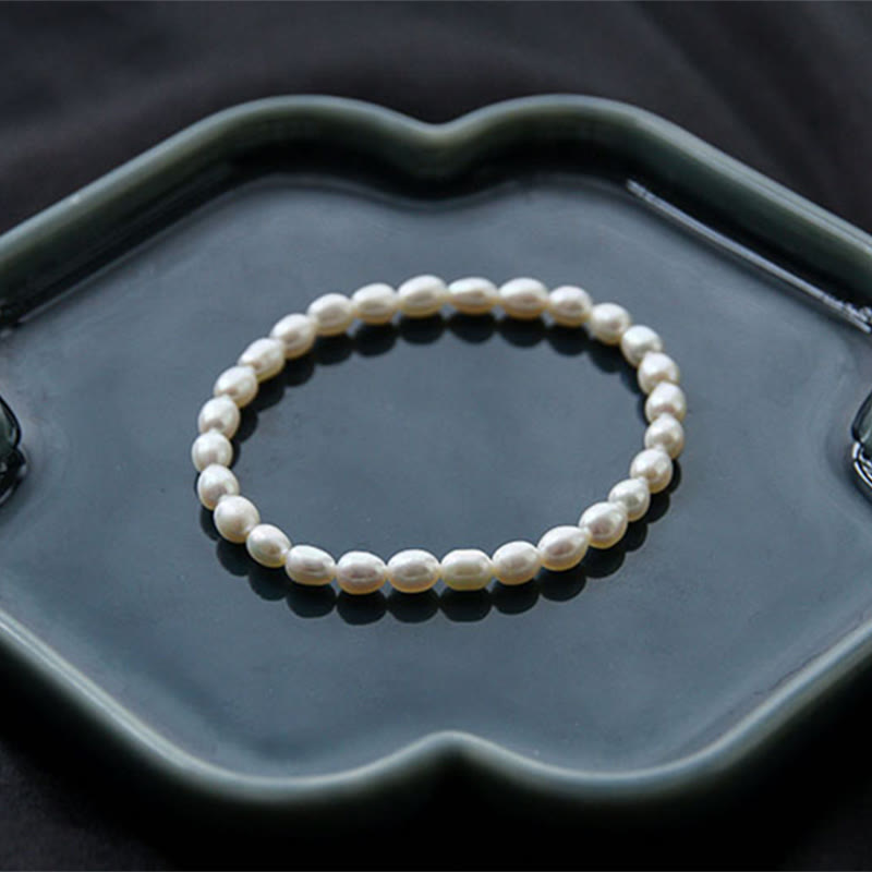 KarmaRipple's Authentic Pearl Balancing Beaded Bracelet p12