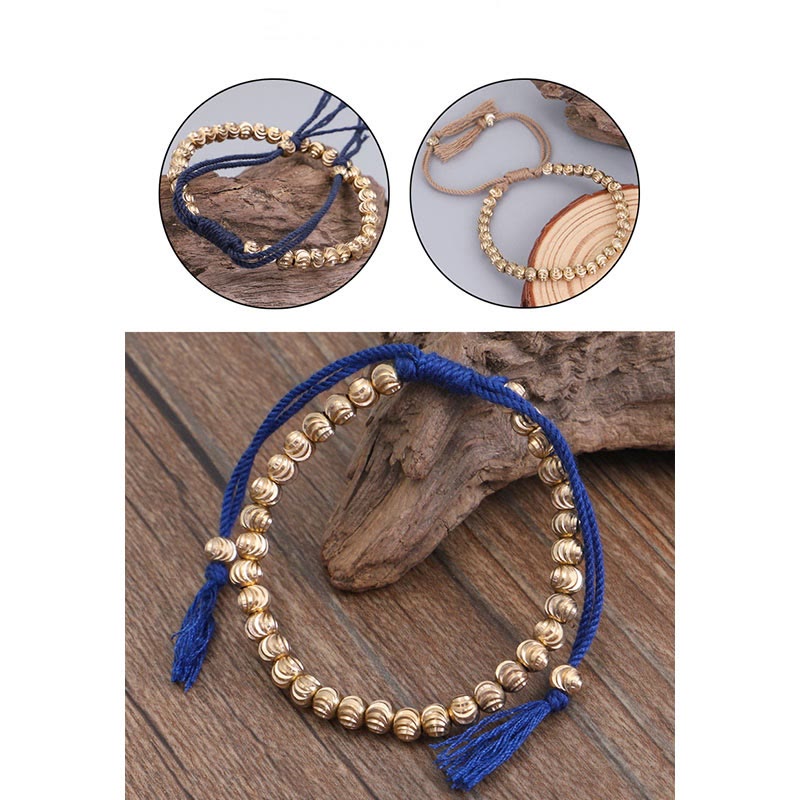 KarmaRipple's Tibetan Handmade Bronze Bead Fortune String Bracelet p16