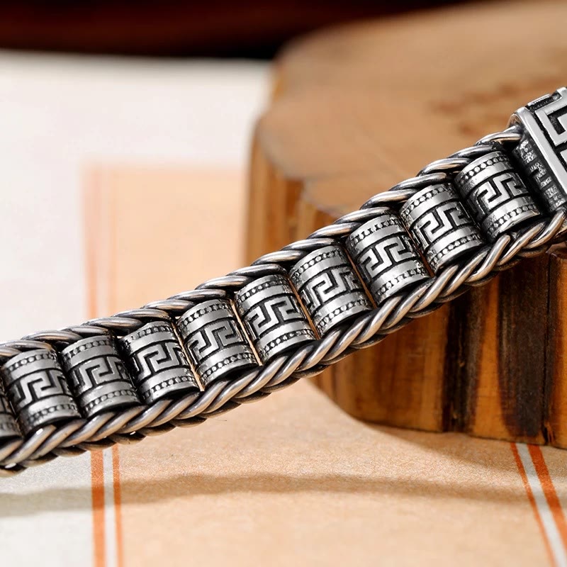 KarmaRipple's Vintage Lines Pattern Balance Rotatable Bracelet p3