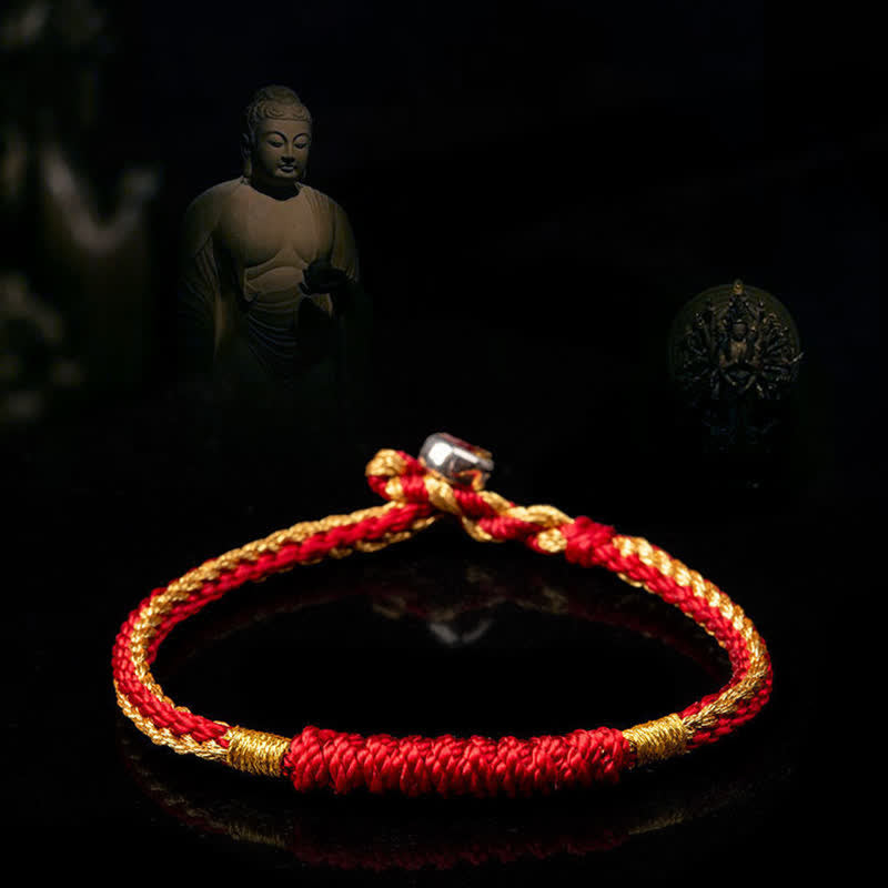 KarmaRipple's Tibetan Handmade Braid Fortune String Protection Bracelet p4