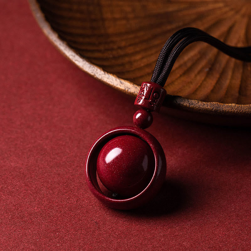 KarmaRipple's Cinnabar Om Mani Padme Hum PiXiu Blessing Fortunate Bead Pendant Necklace p33