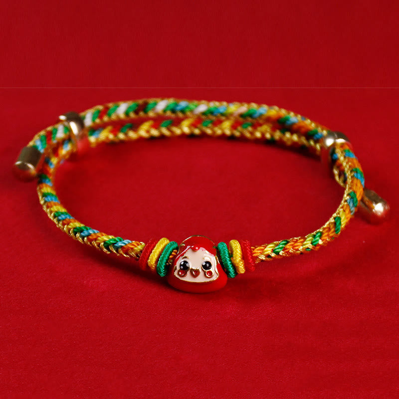 KarmaRipple's Colorful Rope Zongzi Pattern Fu Character Fortune Handmade Bracelet p10