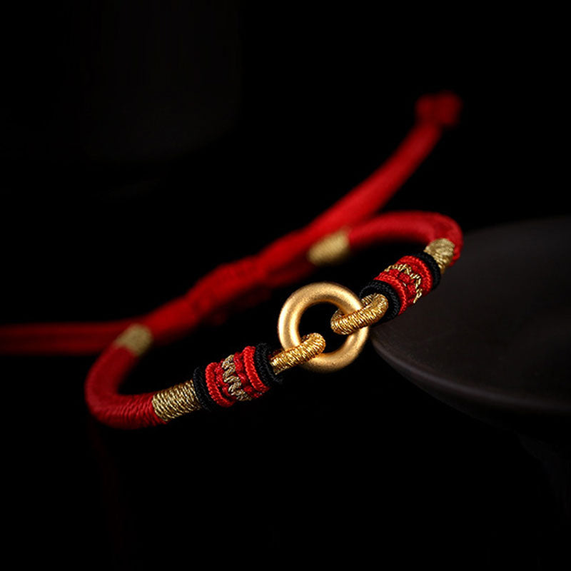 KarmaRipple's FengShui Fortunate Red String Pair Bracelet p4