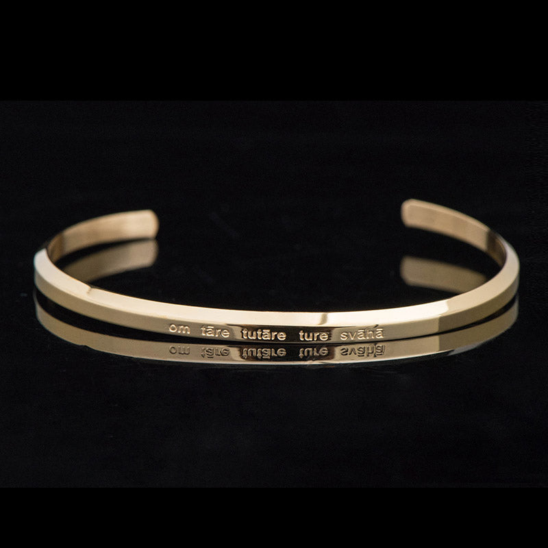 KarmaRipple's Six True Words Engraving Titanium Steel Blessing Protection Bracelet p14