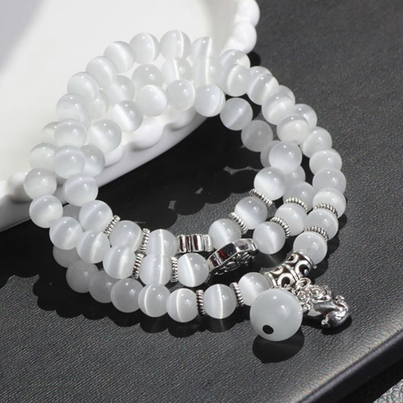 KarmaRipple's Cat Eye PiXiu Support Triple Wrap Bracelet p7