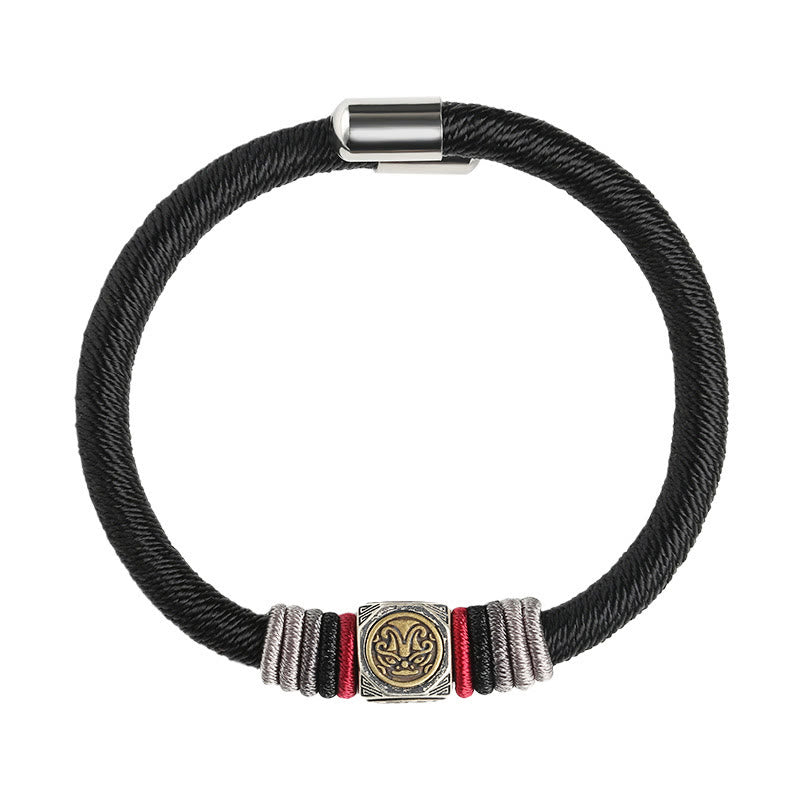 KarmaRipple's 925 Sterling Silver Perfect Weave King Kong Weave Faith Strength Bracelet p12
