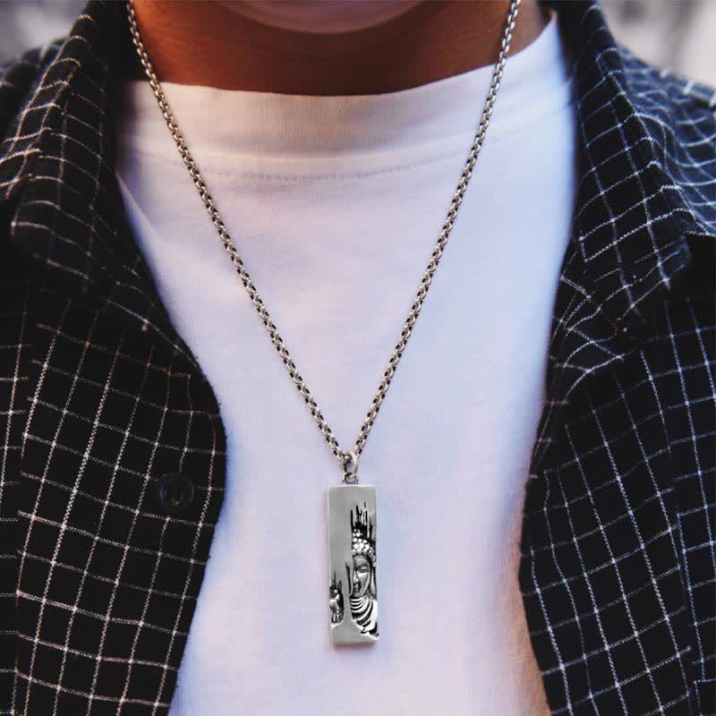 KarmaRipple's Tathagata Buddha Strength Protection Amulet Fortunate Necklace Pendant p8