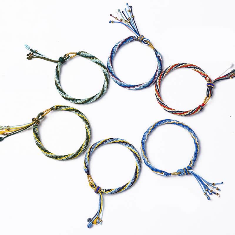 KarmaRipple's Reincarnation Weave Fortune String Protection Braid Bracelet p15