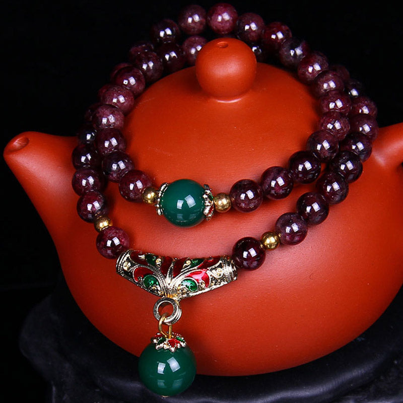 KarmaRipple's Authentic Garnet Blessing Bracelet p4