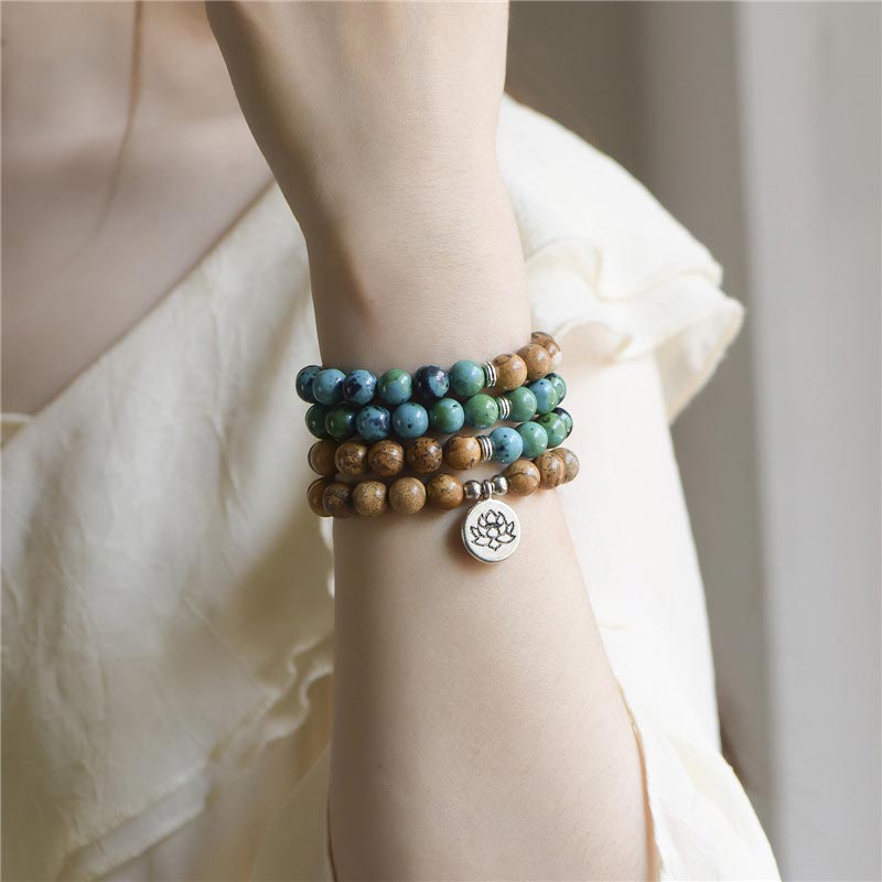 KarmaRipple's 108 Meditation Balancing Multilayer Mala p4