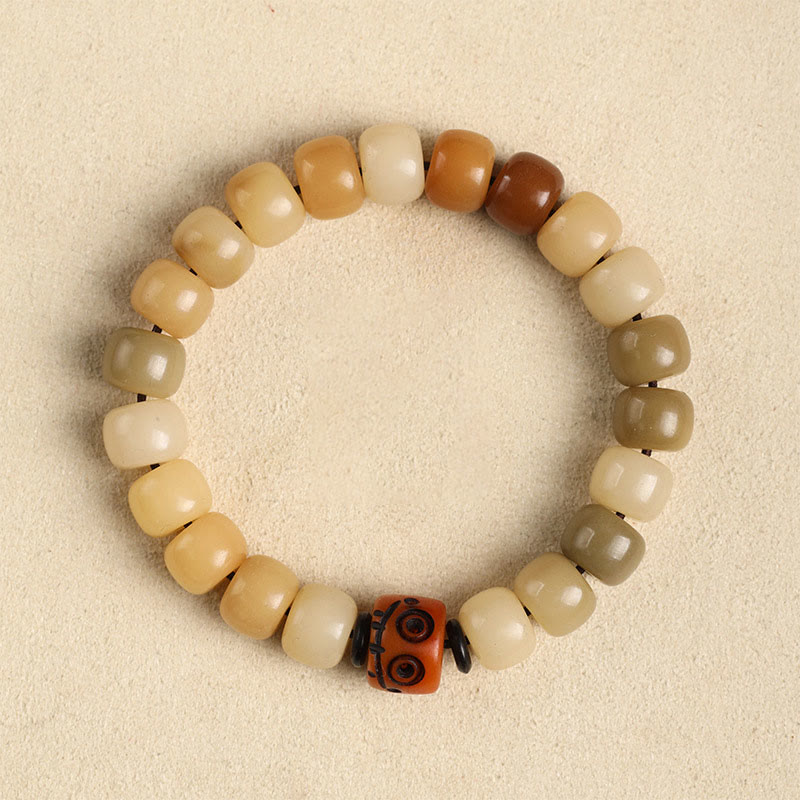 KarmaRipple's Authentic Bodhi Seed The Lord of the Corpse Forest Om Mani Padme Hum Wisdom Bracelet p7