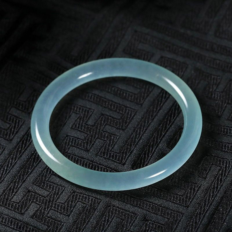 KarmaRipple's Authentic Jade Balancing Blessing Bangle Bracelet p9