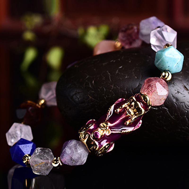 KarmaRipple's FengShui PiXiu Amethyst Fortune Bracelet p3