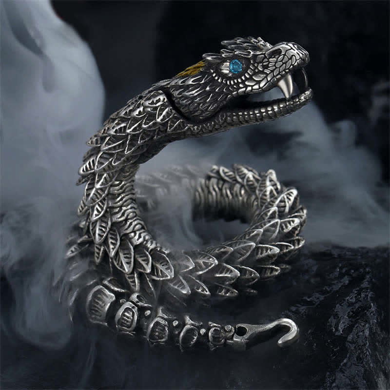 KarmaRipple's Dragon Snake Handmade Amulet Protection Chain Bracelet p9