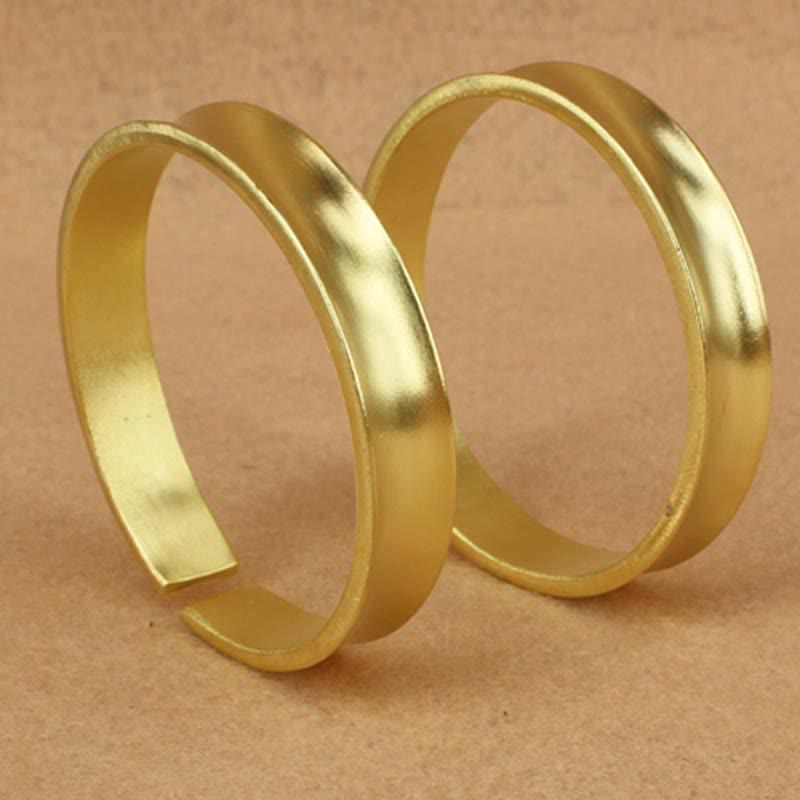 KarmaRipple's Bronze Wealth Fortune Cuff Bracelet Bangle p11