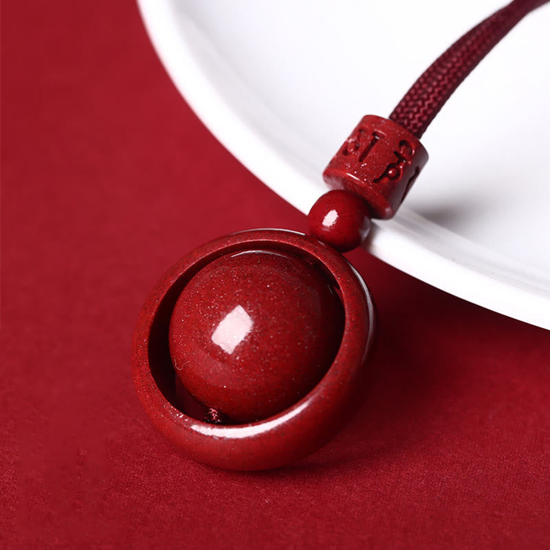 KarmaRipple's Cinnabar Om Mani Padme Hum PiXiu Blessing Fortunate Bead Pendant Necklace p21