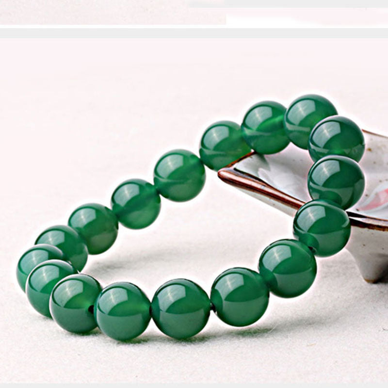 KarmaRipple's Authentic Green Agate Support Bracelet p3