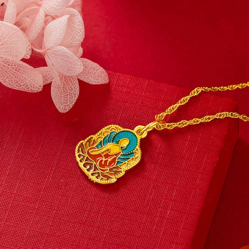 KarmaRipple's Buddha Lotus Serenity Bronze Pendant Necklace ( p3