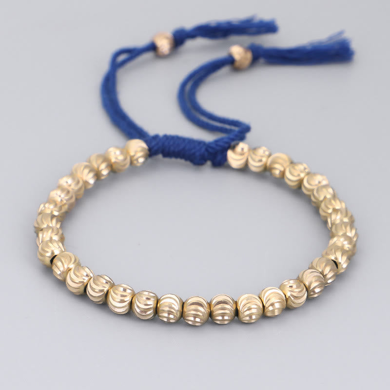 KarmaRipple's Tibetan Handmade Bronze Bead Fortune String Bracelet p20