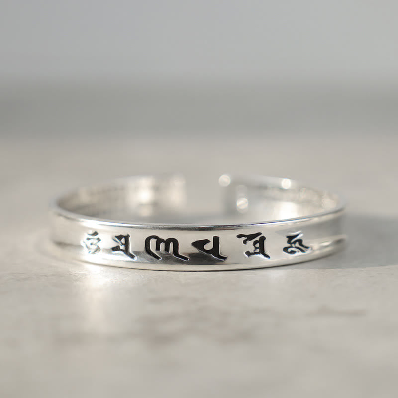 KarmaRipple's Tibetan Mantra Ivory Bronze Bracelet p4