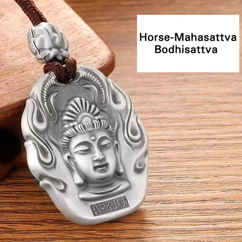 KarmaRipple's Chinese Zodiac Natal Buddha Om Mani Padme Hum Lotus Compassion Pendant Necklace p6