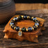 Blue Green Liuli Glass Bead / 12mm