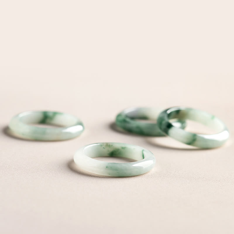 KarmaRipple's Authentic Green Jade Fortune Abundance Ring p8