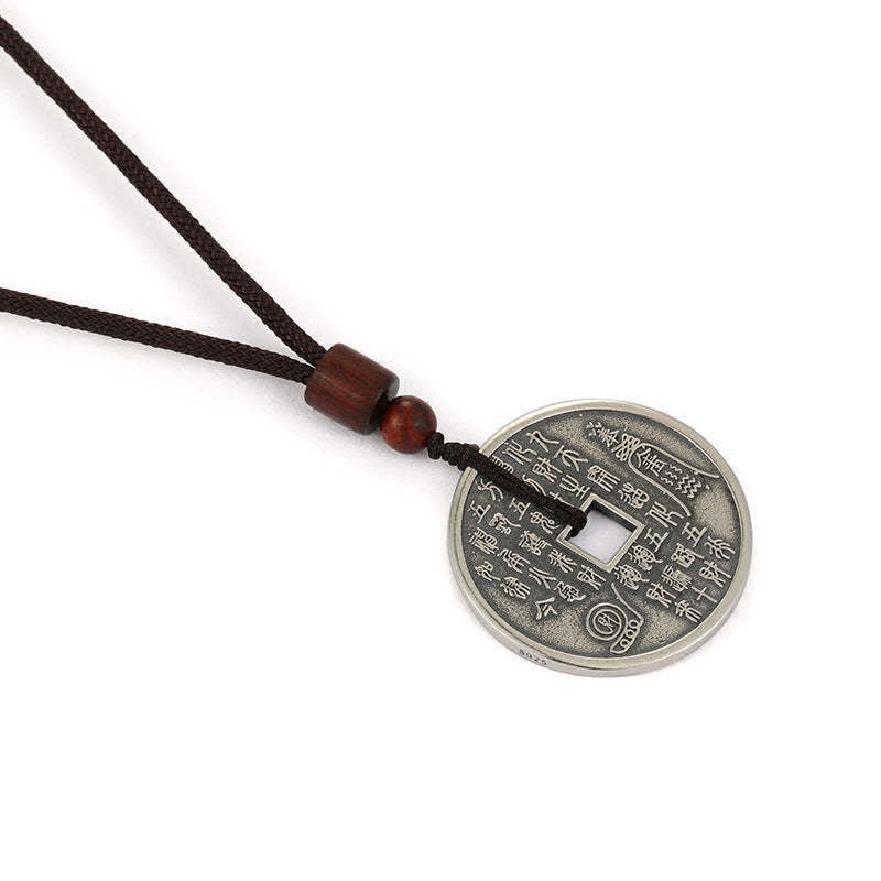 KarmaRipple's Bagua Yin Yang Bronze Coin Star Balance Energy Pendant Necklace p10