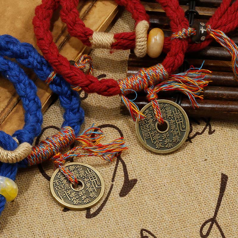 KarmaRipple's Mountain Ghosts Spend Money Ward Off Evil Spirits Handmade Bracelet p7