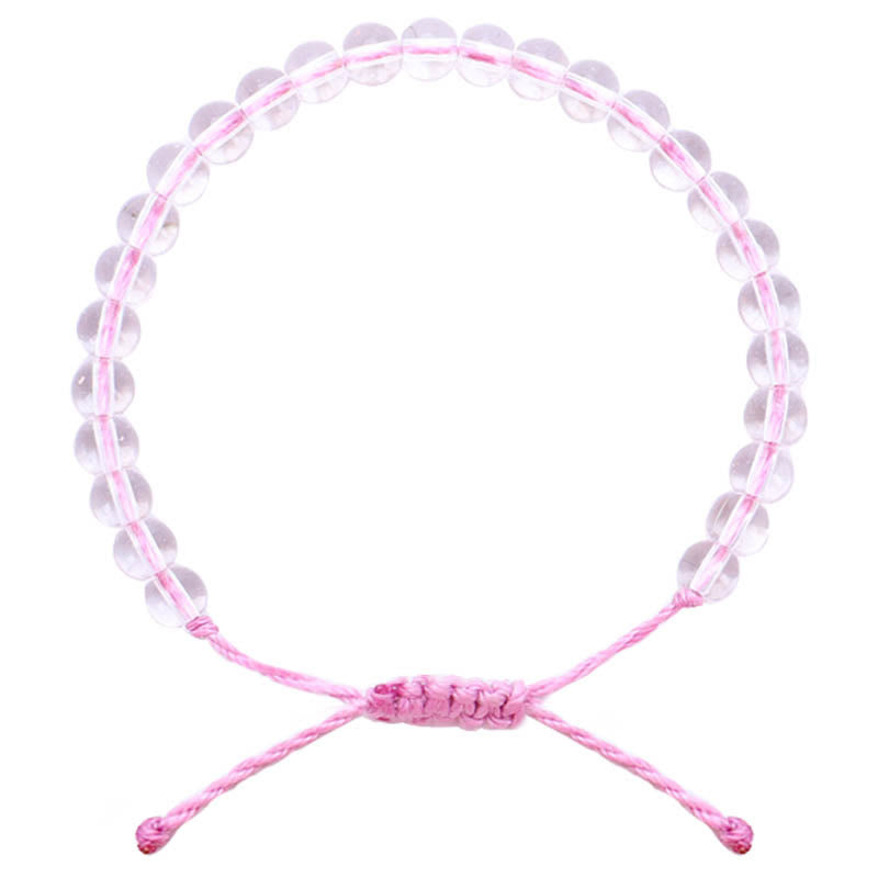KarmaRipple's Handmade Glass Beadwork Woven String Adjustable Bracelet p14