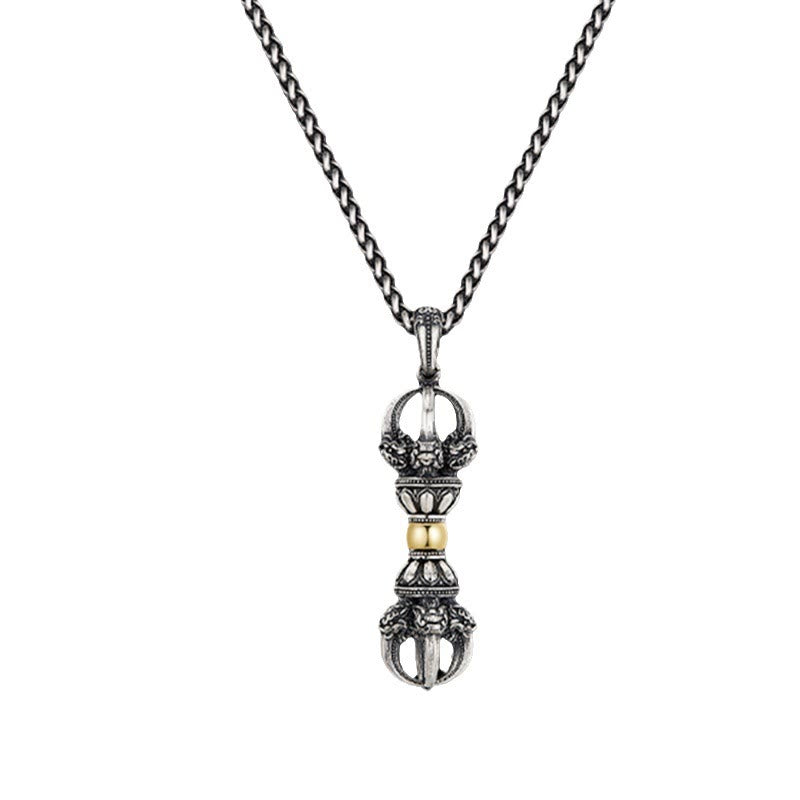 KarmaRipple's Tibetan Dorje Vajra Design Wealth Pendant Necklace p10
