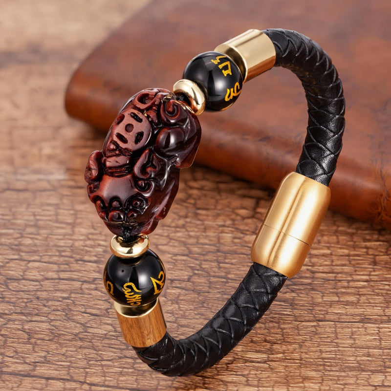 KarmaRipple's FengShui Tiger Eye Pixiu Bracelet p12